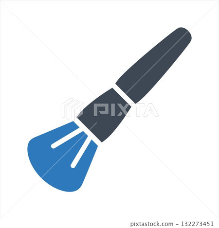 Makeup brush icon 132273451