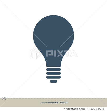 Light Bulb Icon Vector Logo Template Illustration Design. Vector EPS 10. Light Bulb Icon Vector Logo Template Illustration Design. Vector EPS 10. 132273511