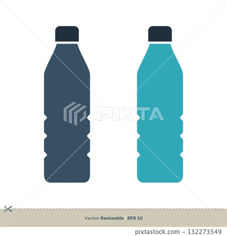 Plastic Bottle Icon Vector Logo Template Illustration Design. Vector EPS 10. Plastic Bottle Icon Vector Logo Template Illustration Design. Vector EPS 10. 132273549