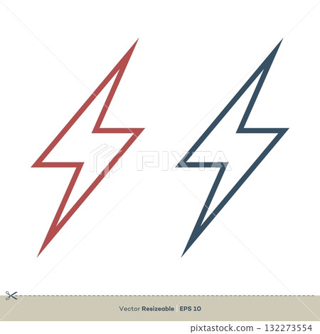 Lighting Icon Vector Logo Template Illustration Design. Vector EPS 10. Lighting Icon Vector Logo Template Illustration Design. Vector EPS 10. 132273554