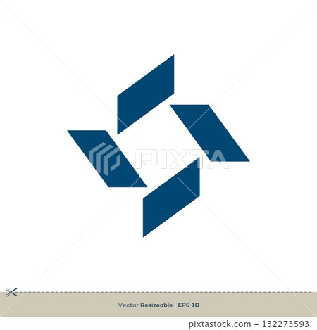 Blue Star Diamond Vector Logo Template Illustration Design. Vector EPS 10. Blue Star Diamond Vector Logo Template Illustration Design. Vector EPS 10. 132273593