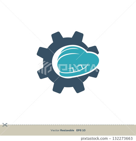 Helmet, Hard head Gear Vector Logo Template Illustration Design. Vector EPS 10. Helmet, Hard head Gear Vector Logo Template Illustration Design. Vector EPS 10. 132273663
