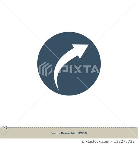 circle and Arrow Vector Logo Template Illustration Design. Vector EPS 10. circle and Arrow Vector Logo Template Illustration Design. Vector EPS 10. 132273722