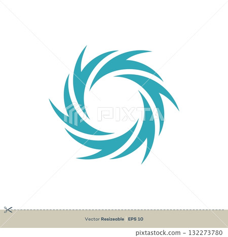 Ornamental Star Flower Circle Vector Logo Template Illustration Design. Vector EPS 10. Ornamental Star Flower Circle Vector Logo Template Illustration Design. Vector EPS 10. 132273780