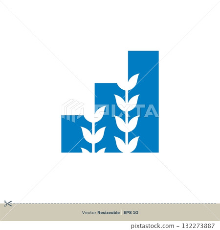 Wheat Stock Exchange Vector Logo Template Illustration Design. Vector EPS 10. Wheat Stock Exchange Vector Logo Template Illustration Design. Vector EPS 10. 132273887