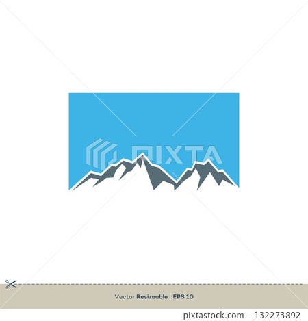 Mountain Vector Logo Template Illustration Design. Vector EPS 10. 132273892