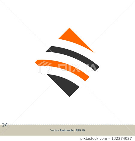 Abstract Wave Vector Logo Template Illustration Design. Vector EPS 10. 132274027