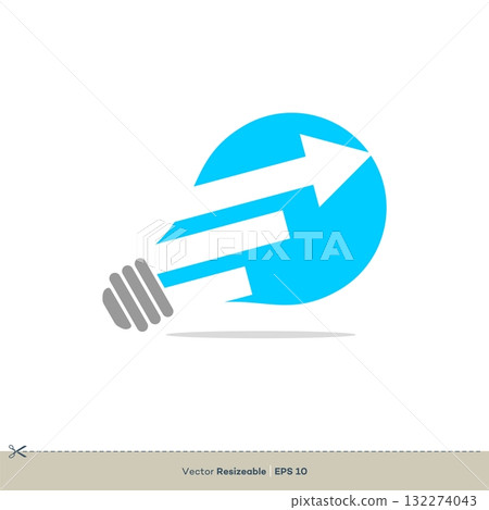 Light Bulb Logo Template Illustration Design. Vector EPS 10. Light Bulb Logo Template Illustration Design. Vector EPS 10. 132274043