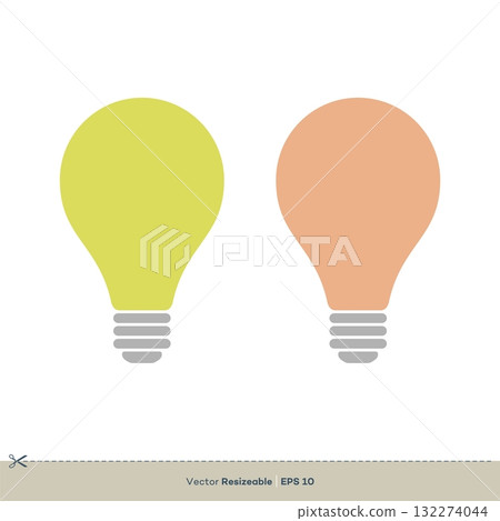 Light Bulb Logo Template Illustration Design. Vector EPS 10. Light Bulb Logo Template Illustration Design. Vector EPS 10. 132274044
