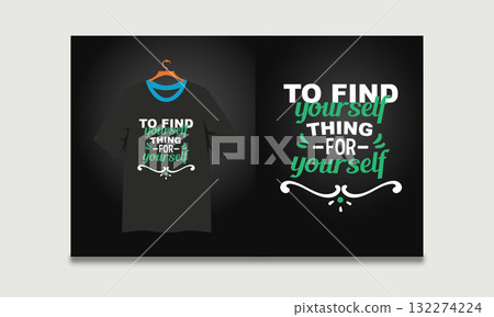 Modern typography on a t-shirt design Create amazing vector templates for typographic t-shirts. 132274224