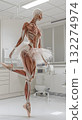 Anatomy Ballet Dancer Medical Illustration Ballet Pose 132274974