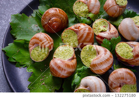 grape snails , stuffed in burgundy, french cuisine, grape snails , stuffed in burgundy, french cuisine, 132275180