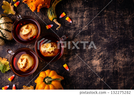 Haloween spicy apple cider drink Haloween spicy apple cider drink 132275282