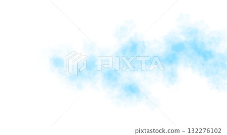 Thick light blue smoke cloud on transparent background drifting and spreading from edge, with dense texture and soft smoky edges Thick light blue smoke cloud on transparent background drifting and spreading from edge, with dense texture and soft smoky edges 132276102
