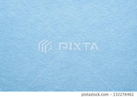 Background material: Japanese paper, sky blue 132276462
