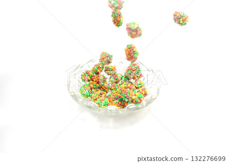 五顏六色的軟糖飛濺 五顏六色的軟糖飛濺 132276699