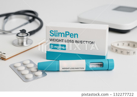 Slimming medication pen for diabetes and weight management Slimming medication pen for diabetes and weight management 132277722