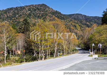 Autumn in Kinsei Road, Katashina Village, Gunma Prefecture Autumn in Kinsei Road, Katashina Village, Gunma Prefecture 132278389