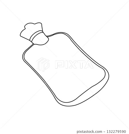 Hot water bag icon 132279590