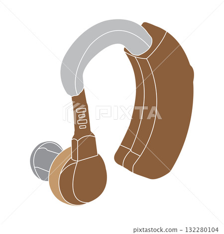 Hearing aids icon design Hearing aids icon design 132280104