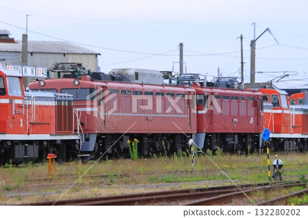 曾用於牽引活動列車和藍色列車的東日本機車@秋田綜合車輛中心 2025/10/18 132280202