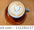 Beautifully drawn latte art 132280237