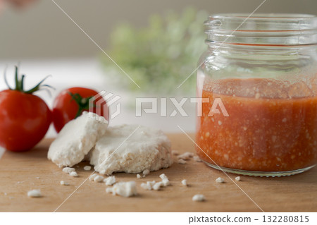 Tomato koji in a jar Tomato koji in a jar 132280815