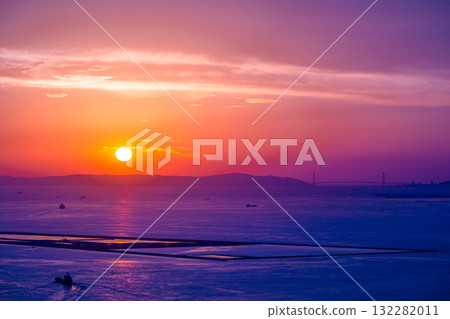 大阪海灣日落 132282011