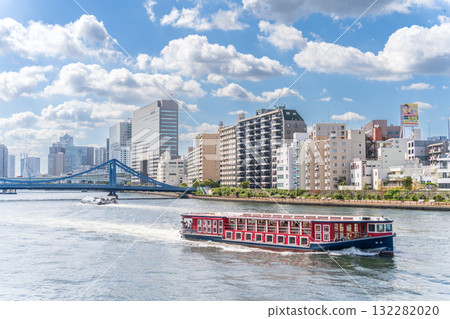 江東區深川附近的「東京」隅田川風景 江東區深川附近的「東京」隅田川風景 132282020