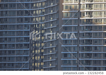 Oct 1 2025 High-rise residential building in West Kowloon district Oct 1 2025 High-rise residential building in West Kowloon district 132282458