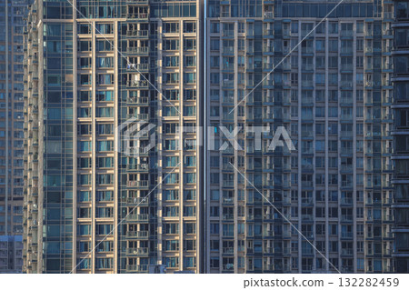 Oct 1 2025 High-rise residential building in West Kowloon district Oct 1 2025 High-rise residential building in West Kowloon district 132282459