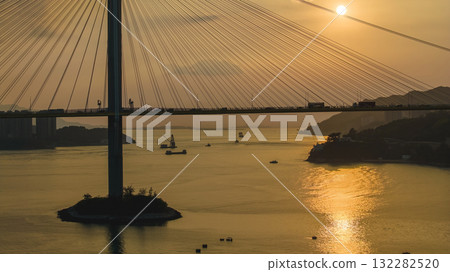 Oct 7 2025 Bright Morning Light Over Ting Kau Bridge Oct 7 2025 Bright Morning Light Over Ting Kau Bridge 132282520