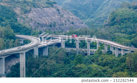 Oct 7 2025 Tsing Long Highway Overlooking Scenic Hong Kong Waters Oct 7 2025 Tsing Long Highway Overlooking Scenic Hong Kong Waters 132282544