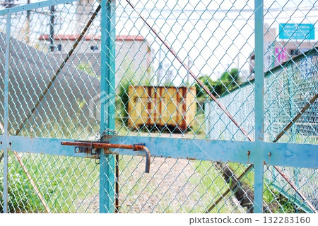 open space surrounded by fence 132283160