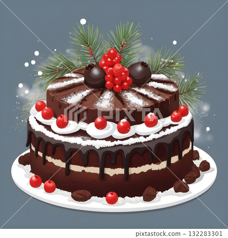 Christmas Food and cake  132283301