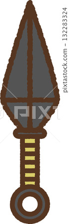 Hand-drawn icon: Kunai 132283324