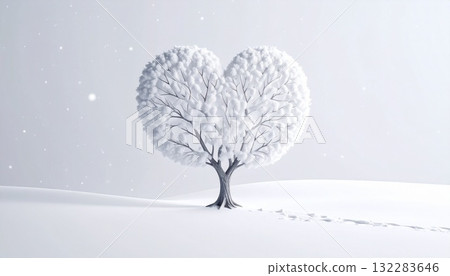 心形樹（冬季） 132283646