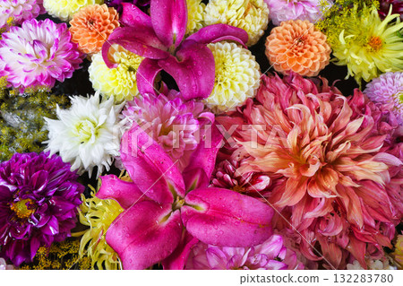 Kusatsu Onsen: Flower water basin at Shirane Shrine (Kusatsu, Kusatsu Town, Agatsuma District, Gunma Prefecture) 132283780