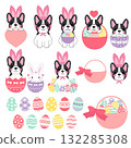 French Bulldog Easter.eps 132285308