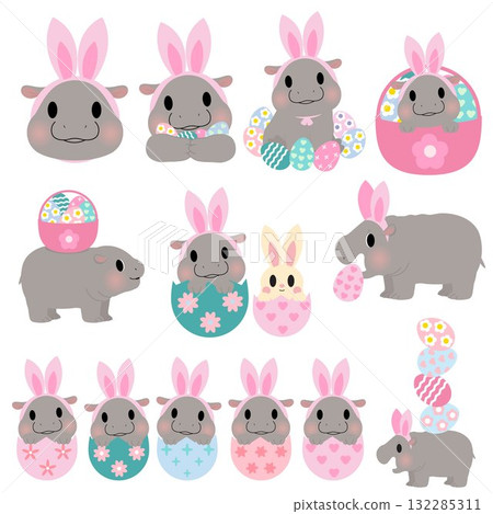Hippo Easter.eps Hippo Easter.eps 132285311