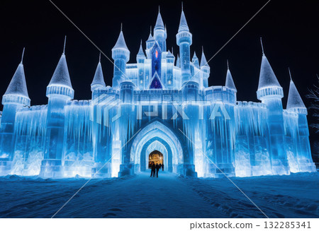 Ice castle attraction 132285341