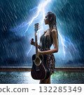 雷雨夜彈吉他的女人 雷雨夜彈吉他的女人 132285349