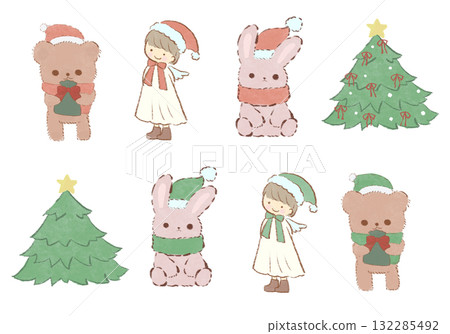 聖誕派對材料 132285492