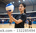 女排球員與球 132285494