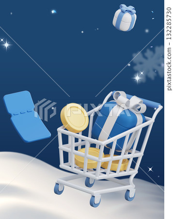 winter event template background image 132285730