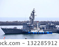 護航艦艇進港 護航艦艇進港 132285912