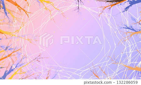 萬聖節背景,中間有彩色線條和空白 萬聖節背景,中間有彩色線條和空白 132286059