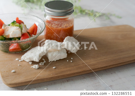 番茄沙拉和番茄曲 番茄沙拉和番茄曲 132286551