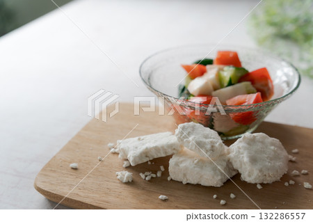 Tomato salad and tomato koji Tomato salad and tomato koji 132286557