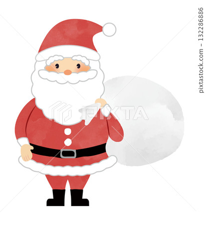 Watercolor Santa Claus Watercolor Santa Claus 132286886